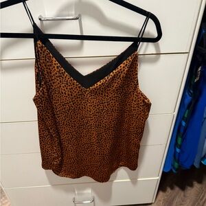 Express Animal Print Dress in Black and Brown